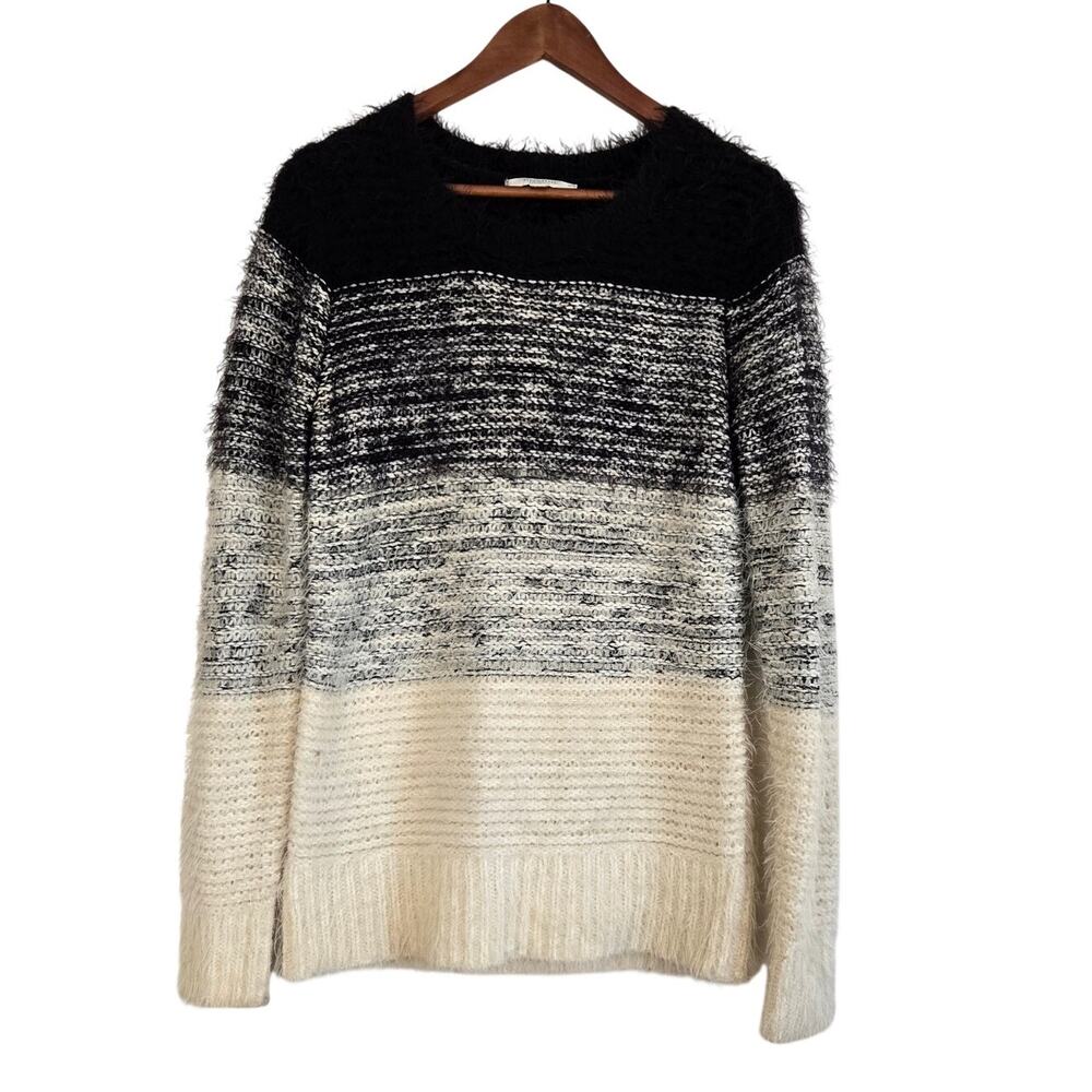 Whimisgoth Dark Academia Ombre Eyelash Soft Grunge 90's Inspired Sweater M